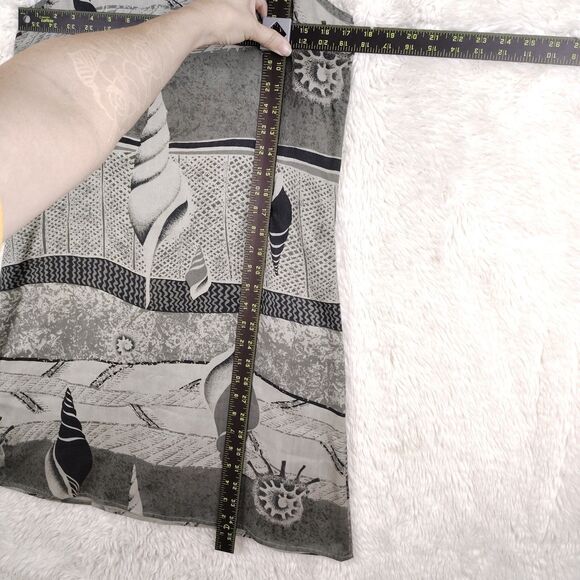 Tommy Bahama 100% Silk Nautical Beach Shell Ocean Dress Sz S Vacation Summer - Picture 4 of 9